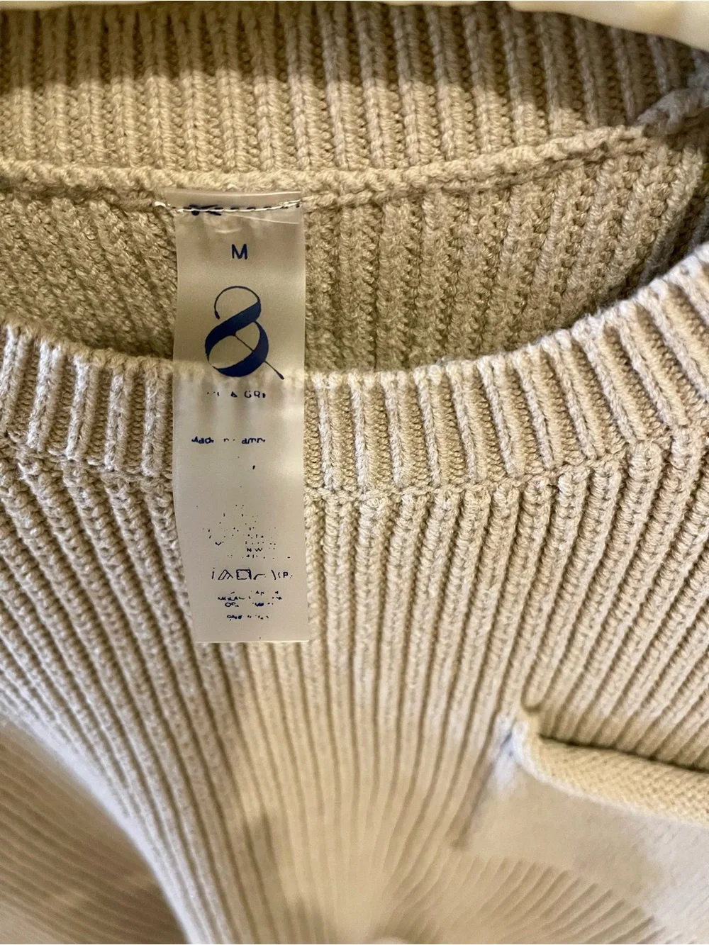 Loft Lou & Grey Knit Pocket Sweater in Taupe - Medium - Picture 3 of 4
